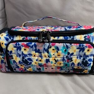 Lug Trolley Womems Gray Multo Floral Travel Bag  Preowned